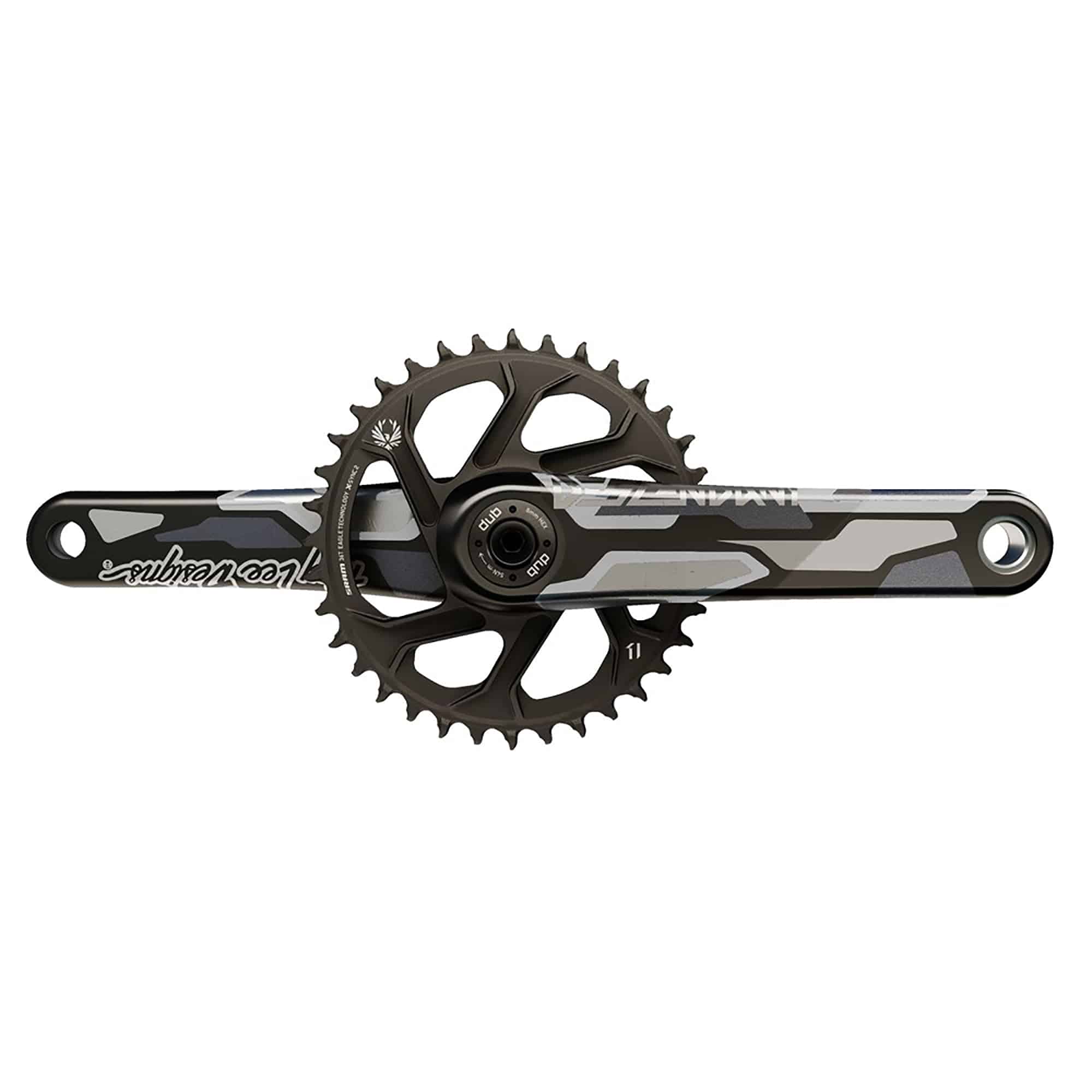TRUVATIV Crank Descendant CoLab Troy Lee Designs Eagle Boost148 DUB 12s With Direct Mount 32t X-SYNC 2 Chainring