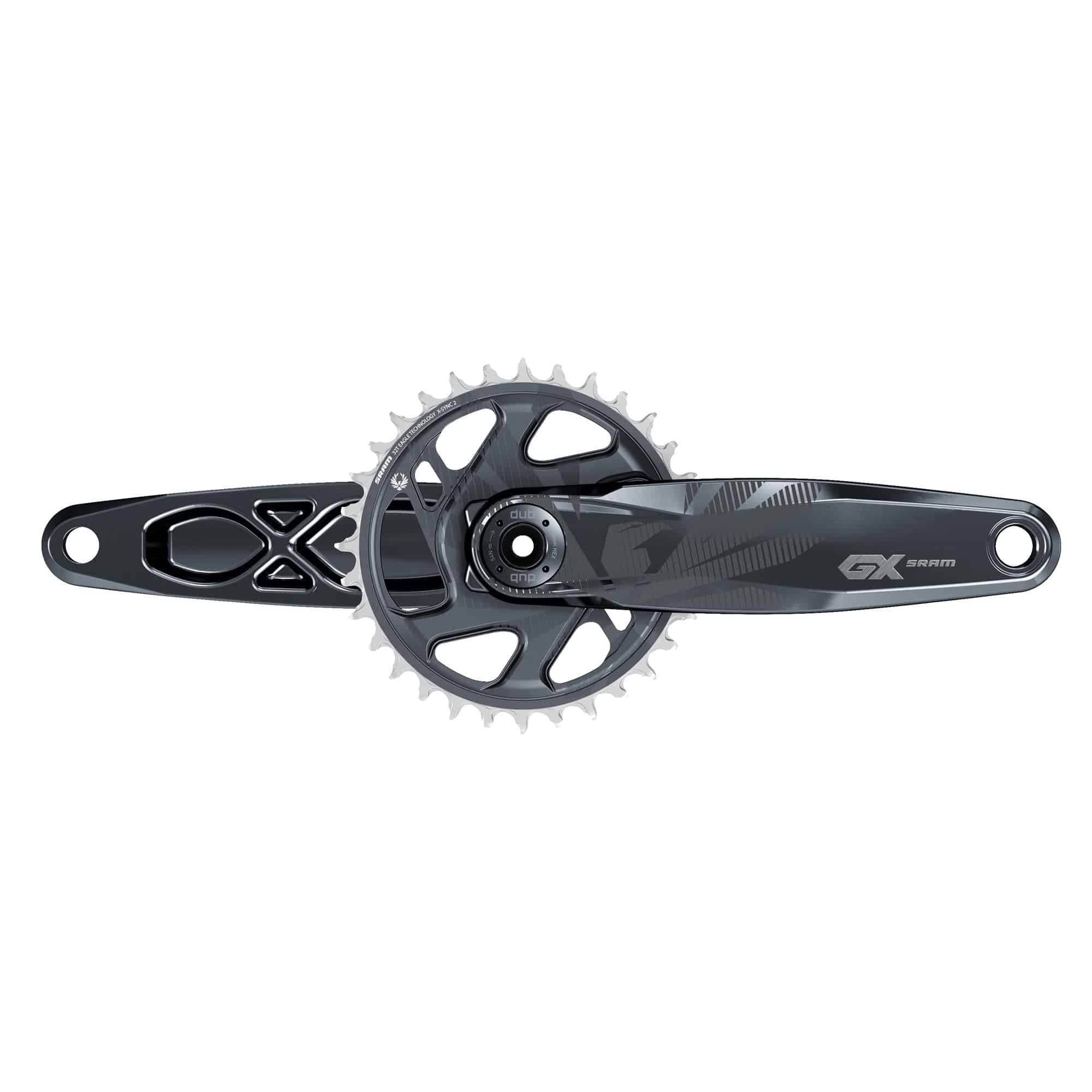 Sram Crank Gx Eagle Fat Bike 5" Dub 12S With Direct Mount 30T X-Sync 2 Cnc Chainring (Dub Cups/Bearings Not Included)