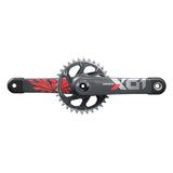 SRAM X01 Eagle Boost 148 DUB 12-speed crankset with 32T X-Sync 2 chainring, bike component for mountain biking.