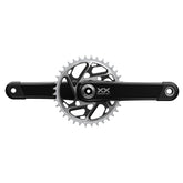 Sram Crankset Xxsl Eagle Q168 55Mm Chainline Dub Black 34T T-Type (Bb Not Included) 2023