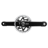 Sram Crankset Xxsl Eagle Q168 55Mm Chainline Dub Black 34T T-Type (Bb Not Included) 2023