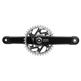 Sram Crankset Xxsl Eagle Q174 55Mm Chainline Dub Black 34T T-Type (Bb Not Included) 2022