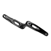 SRAM Rival XPLR DUB Wide E1 gravel and road bike crank arm assembly, black and silver, with chainring and mounting hardware