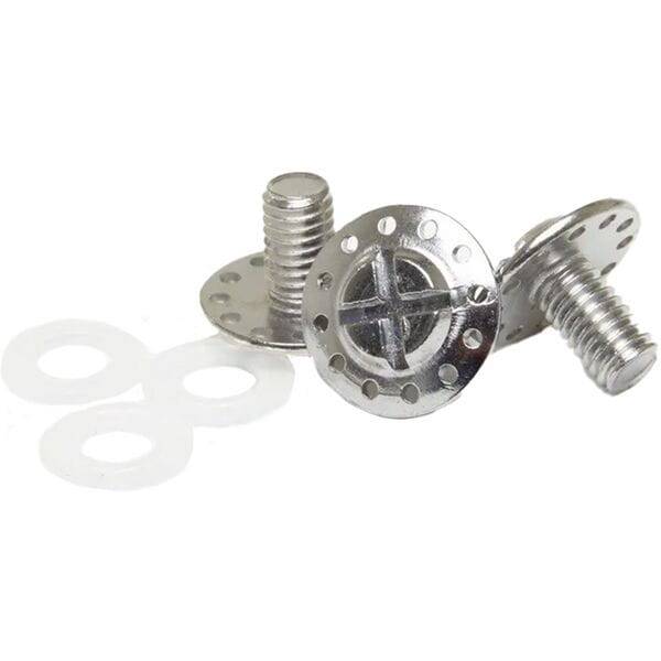 Lazer Phoenix+ helmet replacement peak bolts, 3-pack, original parts, showing metal bolts on a white background.