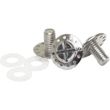 Lazer Phoenix+ helmet replacement peak bolts, 3-pack, original parts, showing metal bolts on a white background.