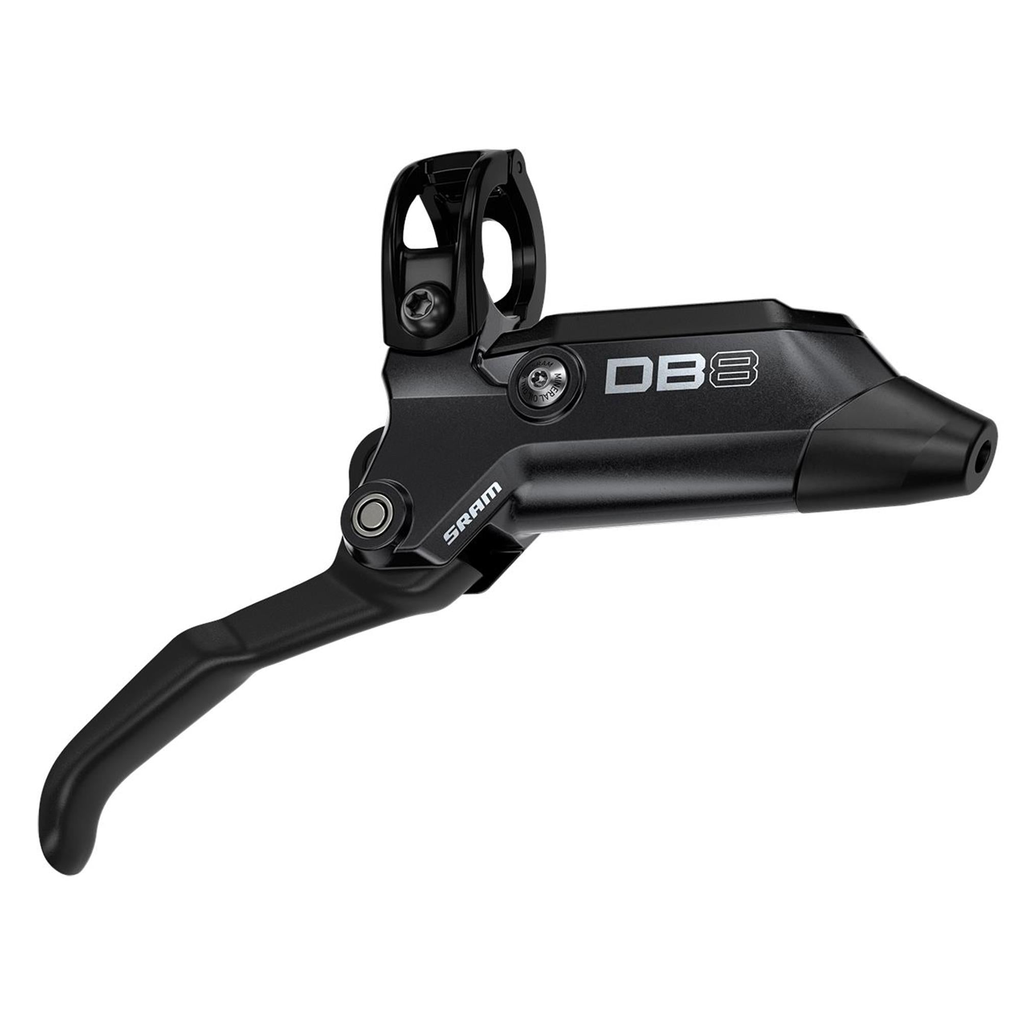 SRAM B1 mineral oil hydraulic mountain bike brakes with adjustable lever reach, shown on a mountain bike component.