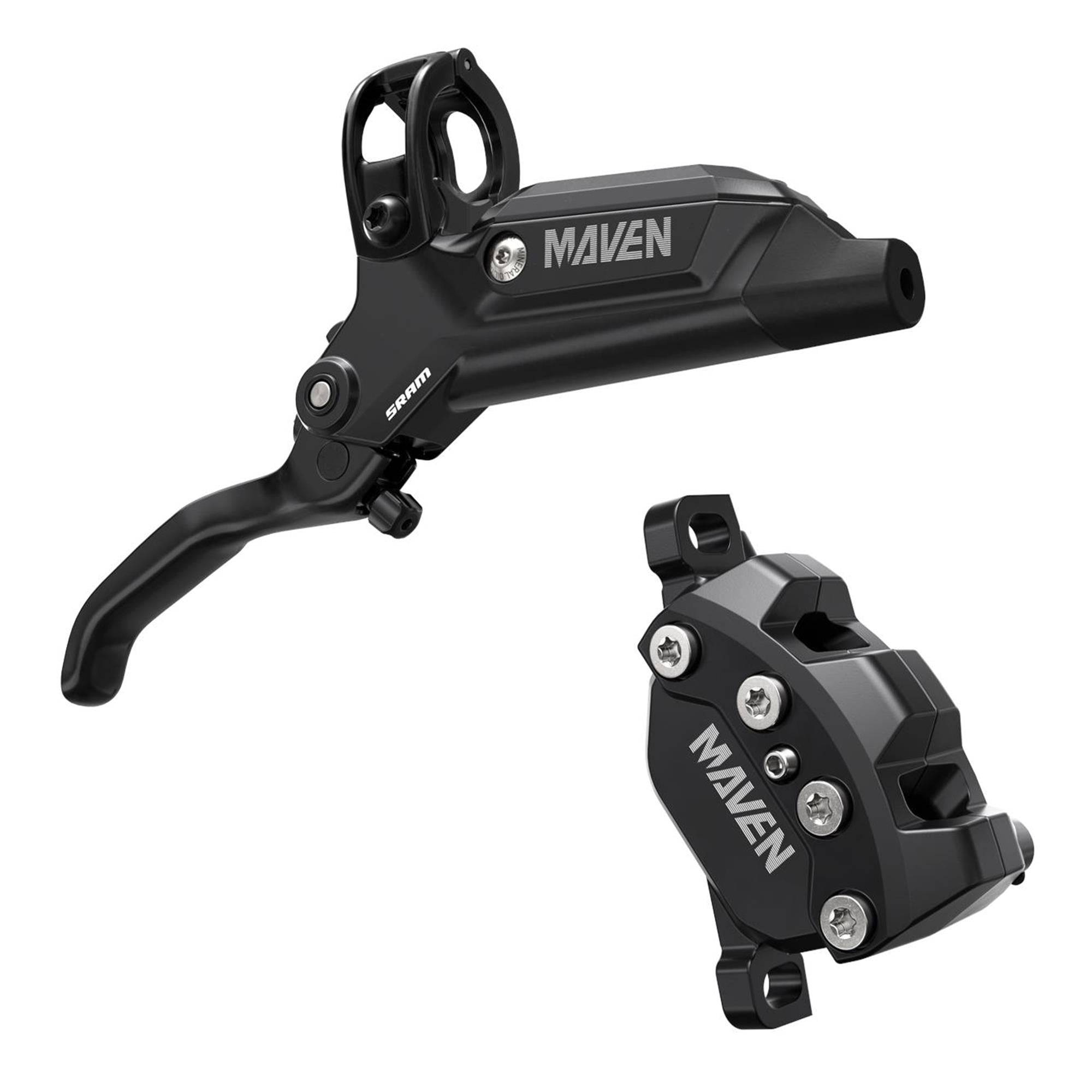 SRAM aluminum hydraulic brake lever with stainless hardware and bleeding edge tool in black for bicycle components.