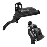 SRAM aluminum hydraulic brake lever with stainless hardware and bleeding edge tool in black for bicycle components.