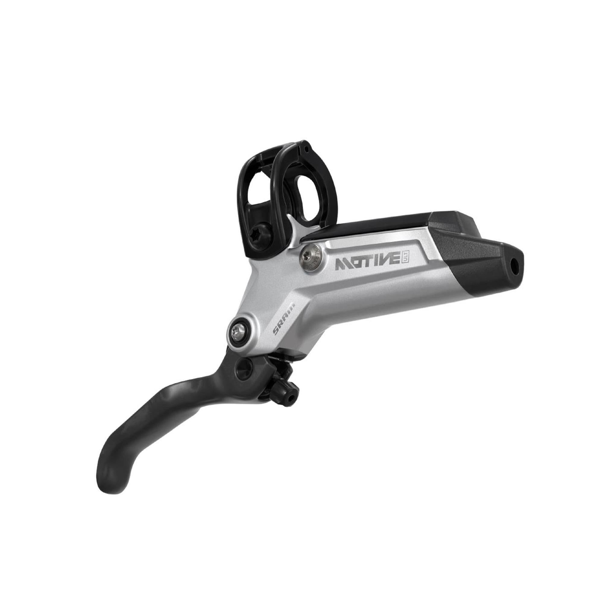 SRAM Disc Brake Motive Ultimate - V2 (Parallel) Clear Ano, Bearing Carbon Lever,Tool Free Reach, Bleeding Edge (includes MMX Clamp, Rotor/Bracket sold separately) A2