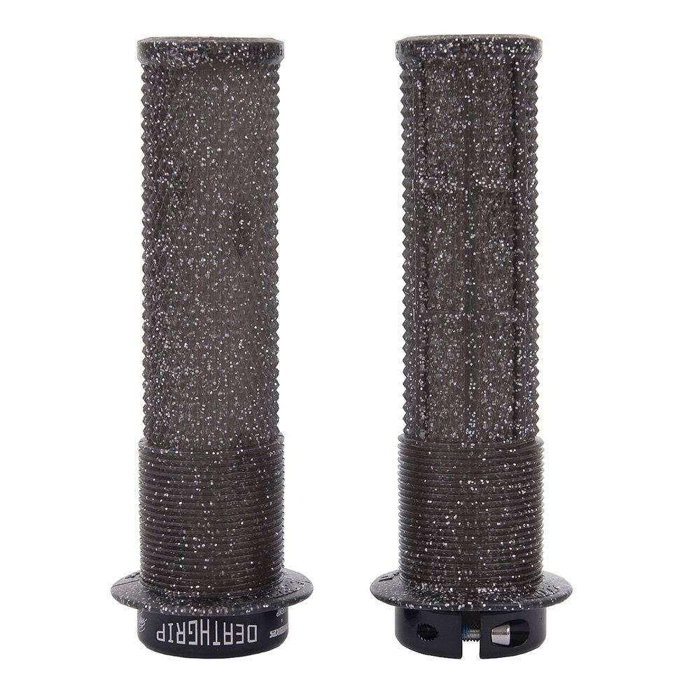 DMR Bikes Brendog Deathgrip Flange mountain bike handlebar grips with thick Galaxy design, ideal for mountain biking components.
