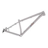 DMR Trailstar Titanium MTB hardtail frame with 29-inch wheel compatibility and 140mm fork mount, lightweight mountain bike component