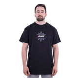 Black DMR Bikes Trailstar unisex trail riding T-shirt jersey with breathable, moisture-wicking fabric and athletic fit.
