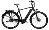 Giant DailyTour E+ 2 BD GTS 2022 electric hybrid bike with sleek frame, battery, and handlebars, set against a neutral background.
