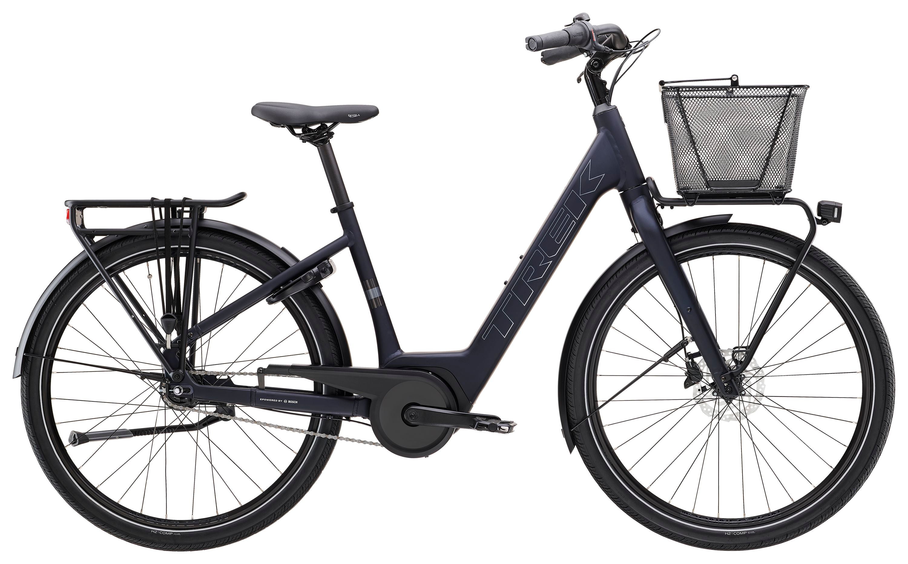 trek district 1 coaster lowstep hybrid bike