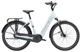 Trek District+ 3 Lowstep e-hybrid bike with step-through frame, suitable for urban commuting and light trail riding.