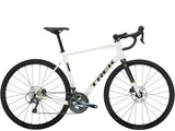 Trek Domane AL 4 Gen 4 road bike with Shimano Tiagra 10-speed drivetrain and disc brakes, shown from the side.