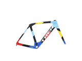Trek Domane RSL Gen 4 road frameset with IsoSpeed technology for endurance riding, shown with disc brake mounts and lightweight design.