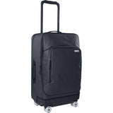 EVOC 4-Wheel Trolley 100L with replaceable skate wheels and organizer for versatile travel and gear transport.