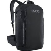 EVOC Commute Pro 22L backpack with LITESHIELD PLUS back protector, designed for urban cycling accessories.