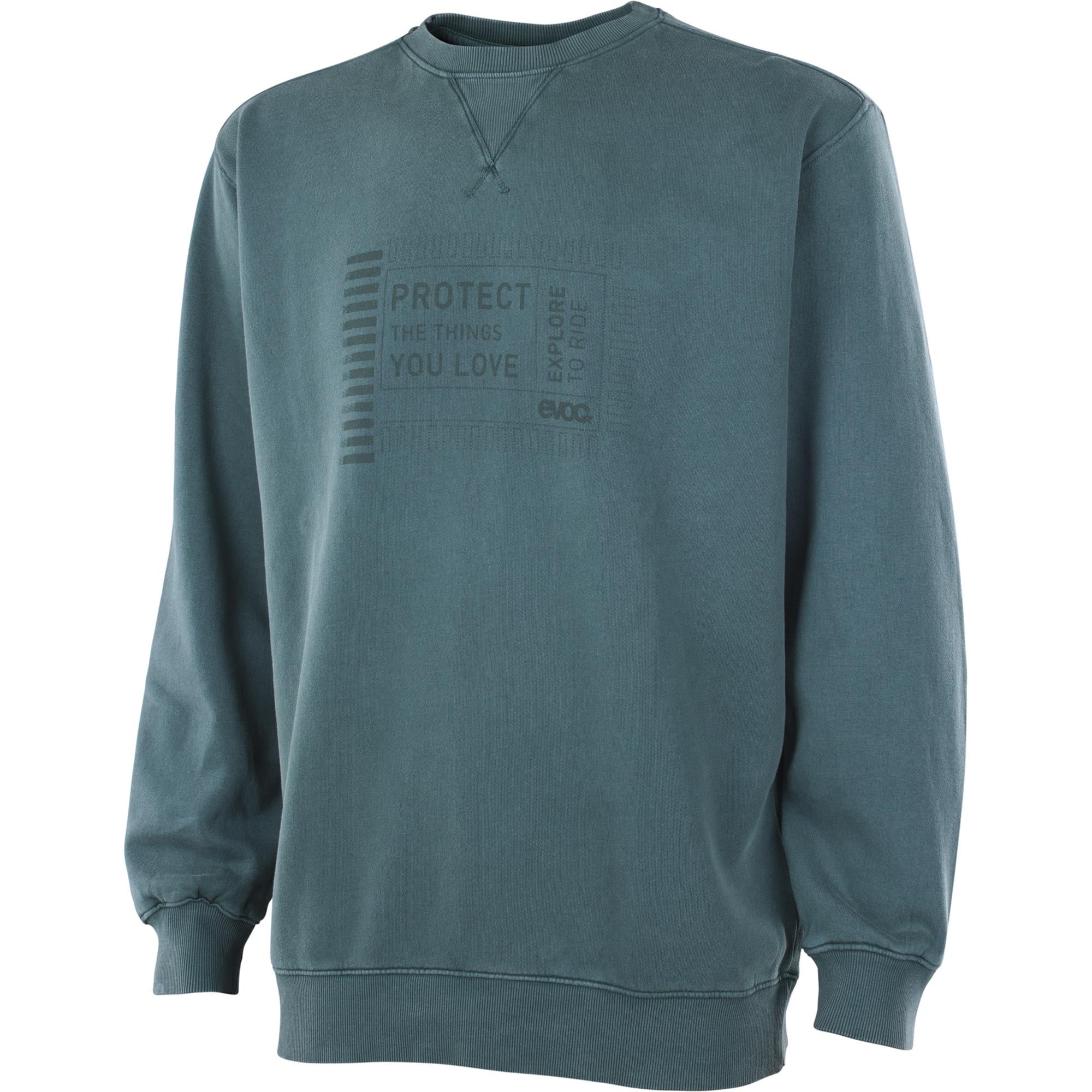 Unisex EVOC Crew Neck T-Shirt made of organic cotton, in a classic fit, ideal for everyday casual wear.