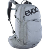 EVOC Explorer Pro 30L cycling backpack with hydration system and helmet holder, designed for performance and outdoor adventures.