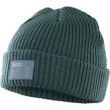 EVOC Fisherman Beanie in warm, breathable fabric, designed for outdoor winter sports, shown in black with a snug fit.