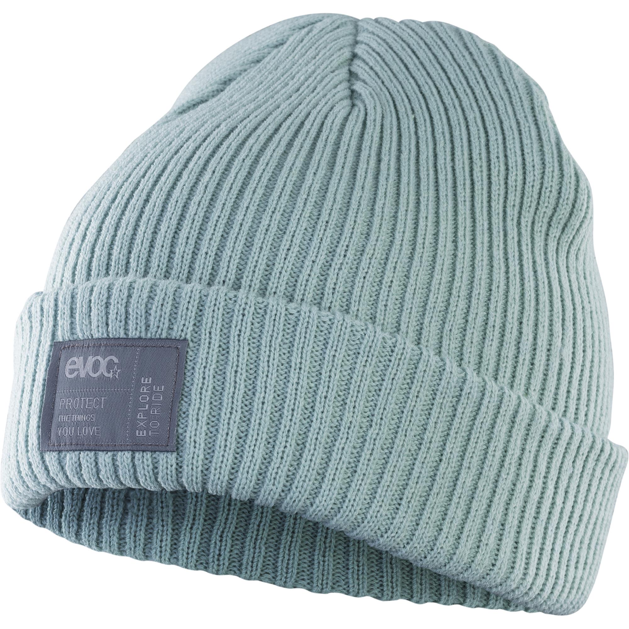 EVOC Fisherman Beanie 2026, warm and breathable winter hat for outdoor sports, shown in black with a snug fit.