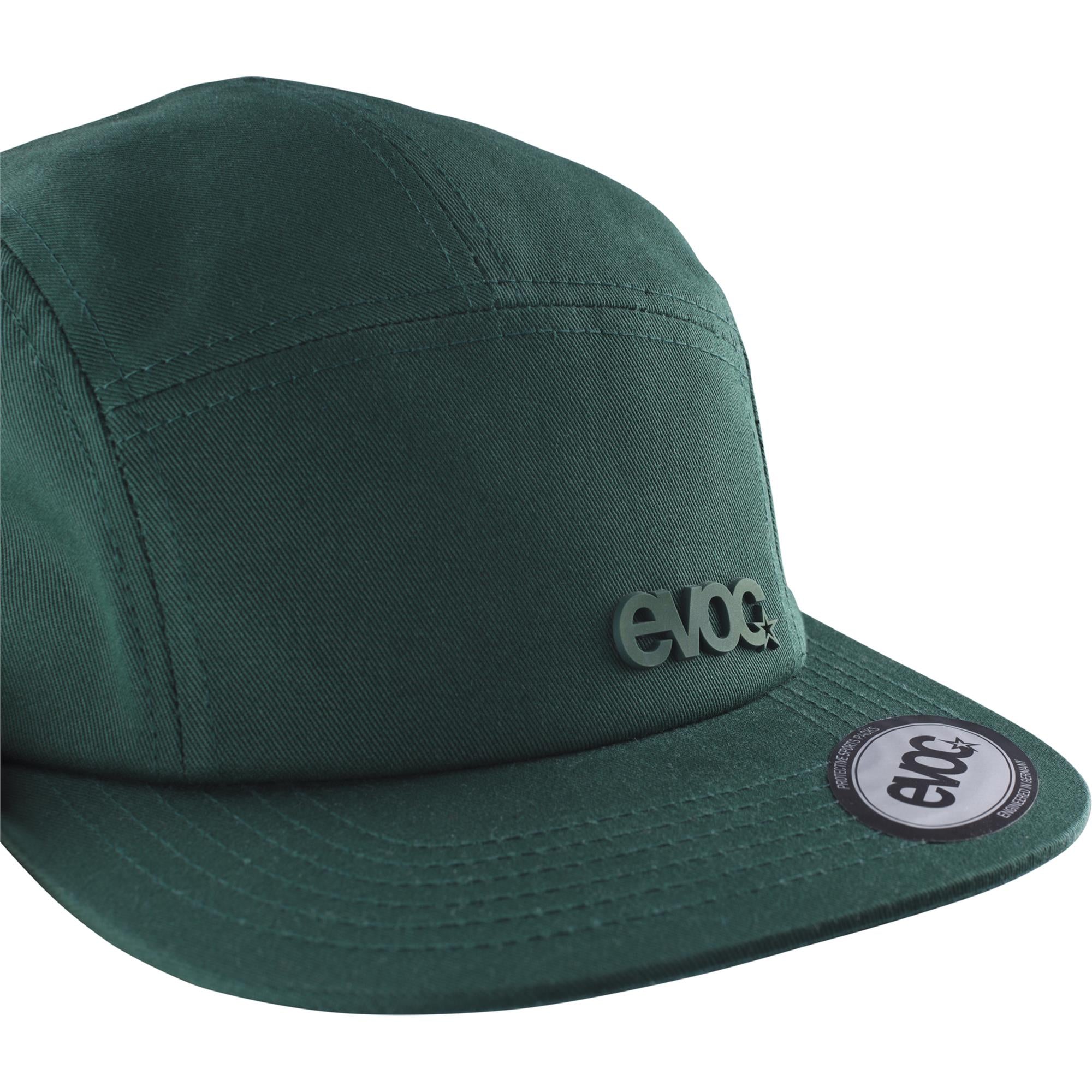 Unisex EVOC Five Panel Cap 2026, adjustable ventilated outdoor hat with five panels, breathable and lightweight for outdoor activities.