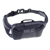 EVOC Hip Pouch 1L compact bike waist bag with AIR PAD SYSTEM, designed for carrying essentials during cycling.