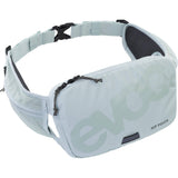 EVOC Hip Pouch 1L compact bike waist bag with AIR PAD SYSTEM, black accessories for cycling essentials.