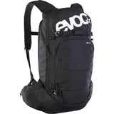 EVOC Line Bag backpack with avalanche pocket, hydration system, and ski carry straps for outdoor skiing and snowboarding adventures.