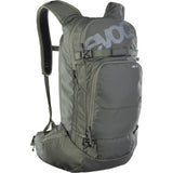 EVOC Line Bag backpack with avalanche pocket, hydration system, and ski carry for outdoor skiing and snowboarding adventures.