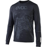 EVOC men's long sleeve cycling jersey with breathable quick-dry fabric, designed for mountain biking.
