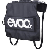 EVOC Tailgate Pad Duo for pickup trucks with bike transport protection and secure straps, durable truck accessories for safe hauling.