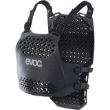 EVOC Torso Protector with LITESHIELD FLEX technology for bike safety and comfort, showing adjustable straps and protective padding.
