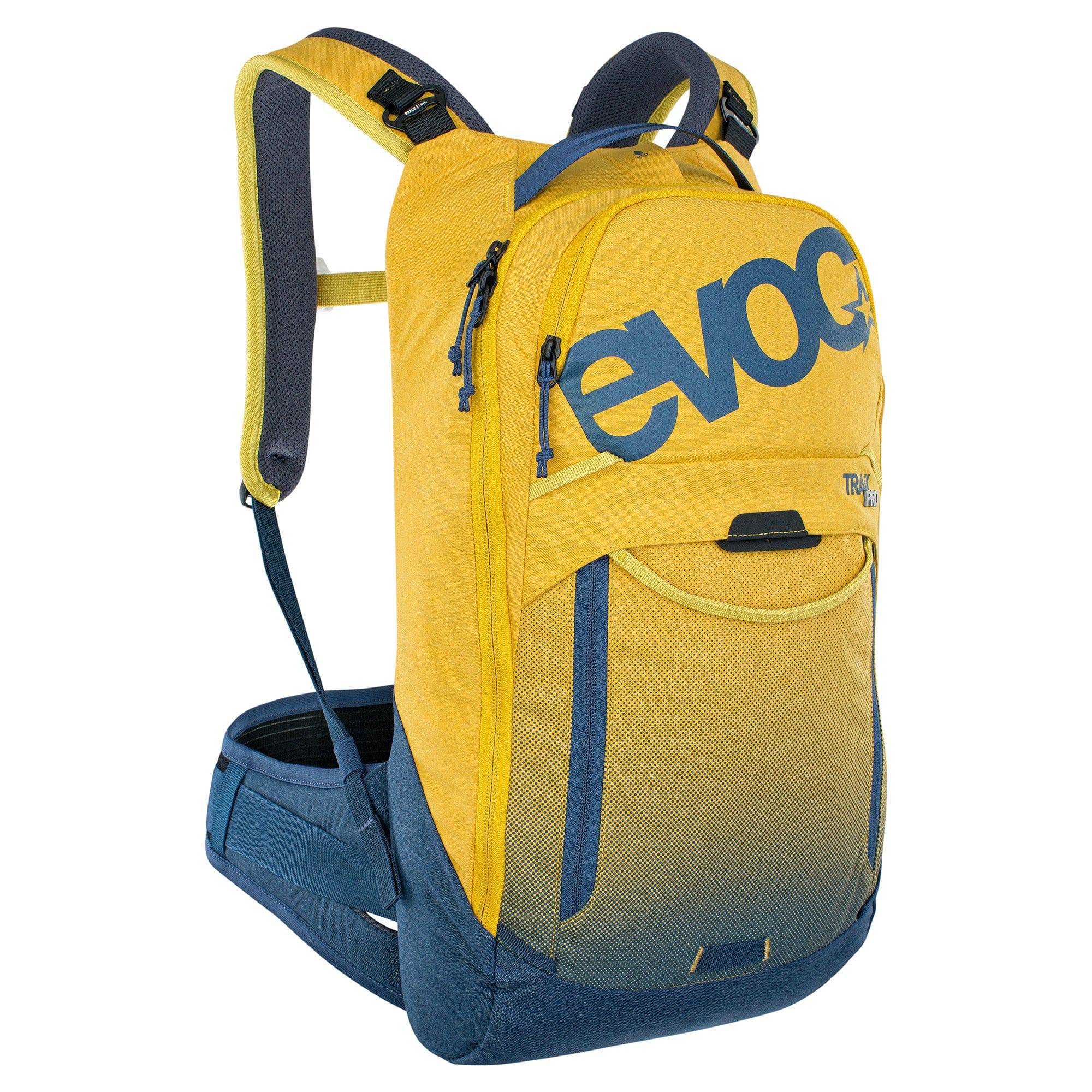 EVOC Trail Pro Protector Backpack 10L with LITESHIELD Level 2 back protection and hydration compartment, outdoor cycling accessory