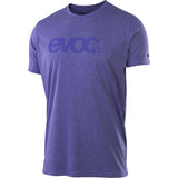 EVOC men's dry T-shirt 2026, lightweight and fast-drying performance clothing, shown in a neutral color on a hanger.