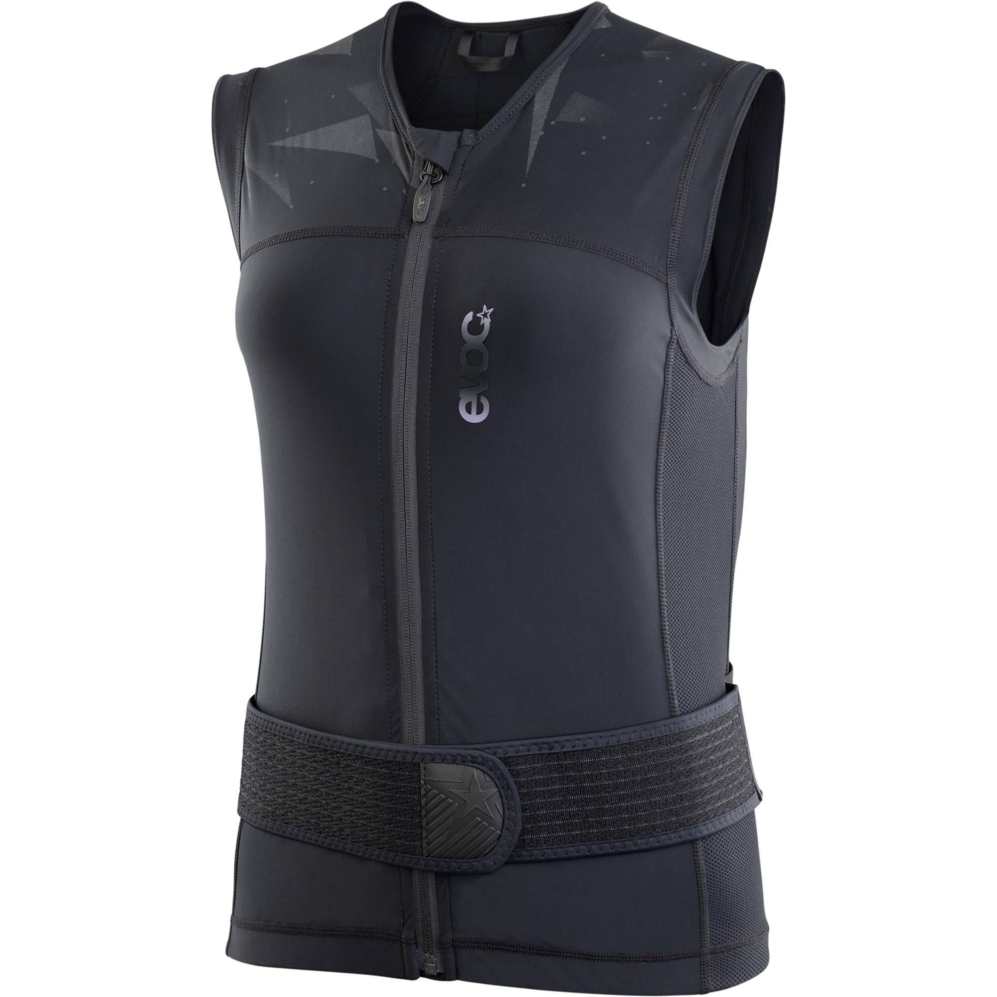 EVOC Women's Protector Vest Pro with EN 1621-2 Level 2 spine protection and breathable fabric, designed for cycling safety and comfort.