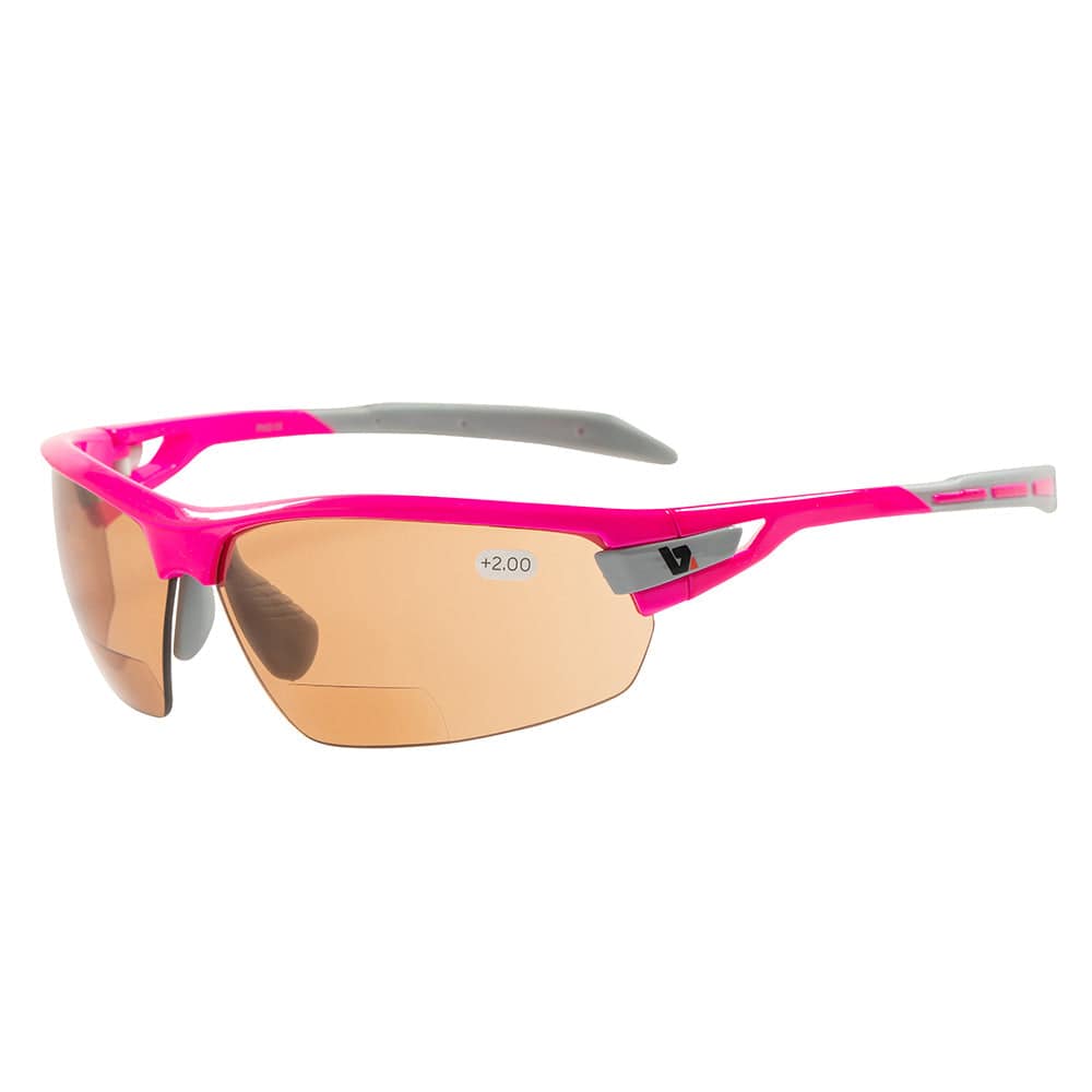 BZ Optics Pho photochromic HD bi-focal cycling and outdoor sports eyewear with adjustable frames and tinted lenses.