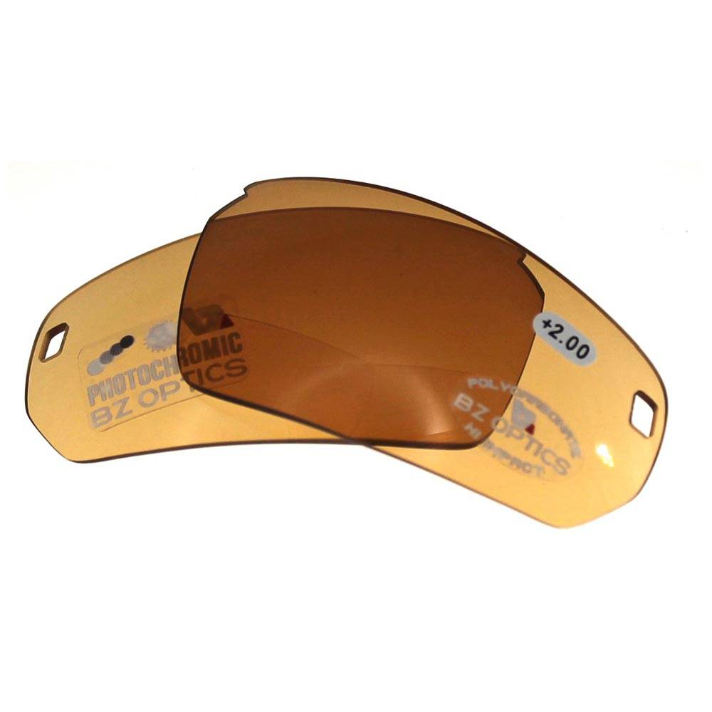 BZ Optics replacement cycling sunglass lenses, clear and lightweight, designed for BZ Optics sunglasses for outdoor cycling.