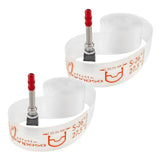 Effetto Mariposa Caffelatex tubeless rim strips with valves for 26-29 inch bike wheels, durable and easy to install.
