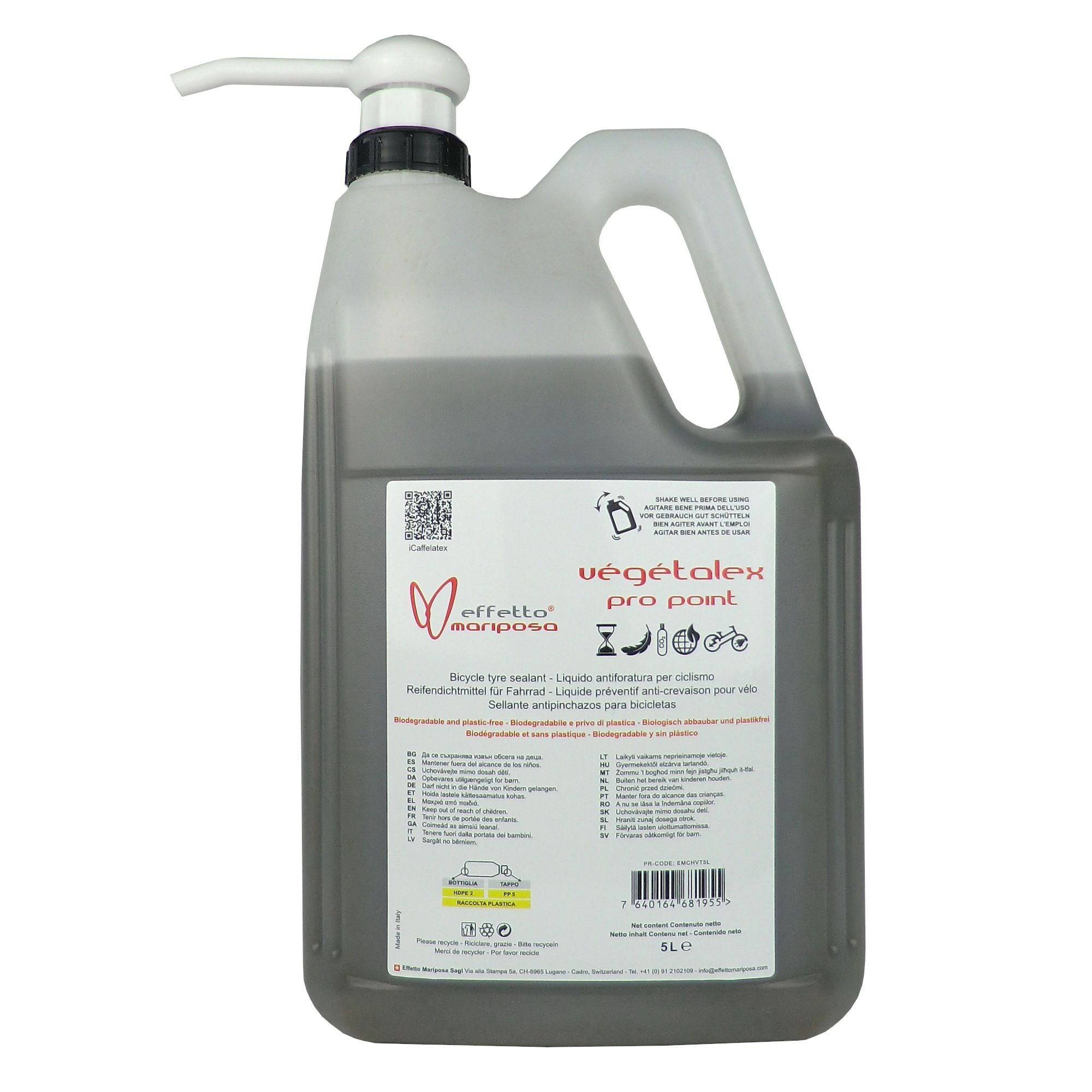 Effetto Mariposa Tubeless - Vegetalex Tubeless Sealant Pro Point 5L -Refill