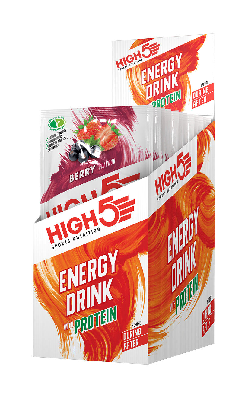 High5 High5 Energy Drink Protein Sachet x12 47g