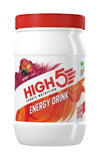 High5 Energy Drink Tub 1kg with berry flavor, endurance sports carb and electrolyte mix, front view of the supplement packaging