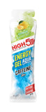 High5 Energy Gel Aqua Caffeine 66g in citrus flavor, a refreshing hydration sports fuel with 30mg caffeine for athletes