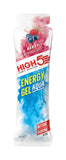 High5 Energy Gel Aqua Berry flavor in 66g sachet, caffeine-free hydrating carb gel for active hydration and sustained energy.