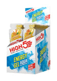 High5 Aqua Hydrating Energy Gel with orange flavor in a 1320g sachet, caffeine-free, designed for hydration and energy during exercise.