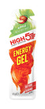 High5 Energy Gel sachet in apple flavor, 40g, lightweight endurance sports carbohydrate fuel accessory for athletes.