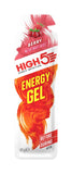 High5 Berry Energy Gel sachet for endurance sports, front view showing the 40g package with branding and flavor details.