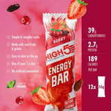 High5 energy bar pack with 12 berry-flavored fruit and grain endurance snacks for active lifestyles.